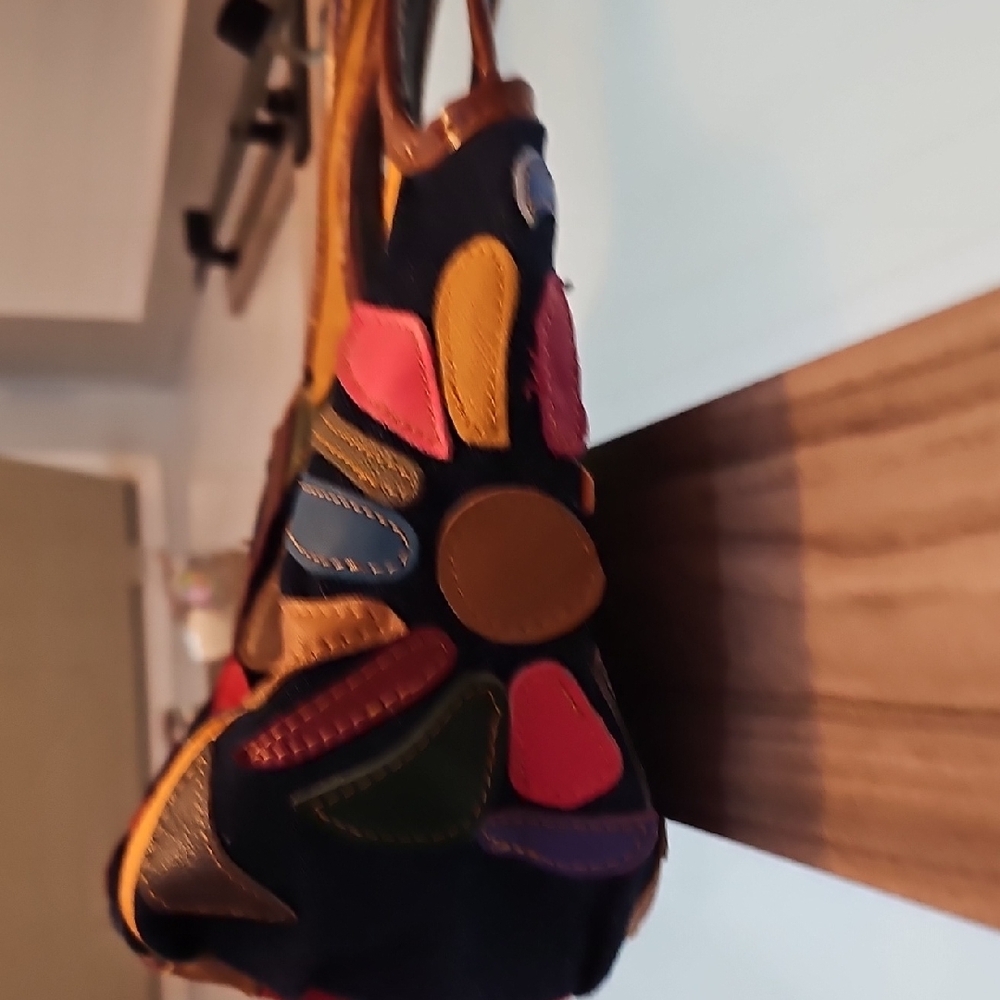 Colorful Patchwork Handbag - Picture 6 of 7